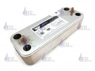 Теплообменник вторичный ГВС ZILMET 16 пластин 166мм для Baxi Protherm Demrad