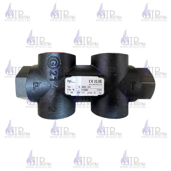 Перепускной клапан HP-TECHNIK B-GHG-E/2