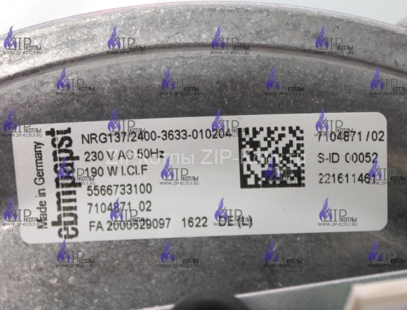 Вентилятор NRG137/2400-3633-010204 5566733100 710487100 190W_1