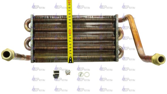 Теплообменник первичный U072-2424K_WBN6000-24C24H Buderus 87186439830 будерус_