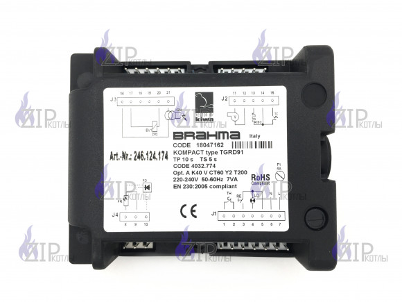БЛОК УПРАВЛЕНИЯ ГОРЕНИЕМ BRAHMA TGRD91, 18047162