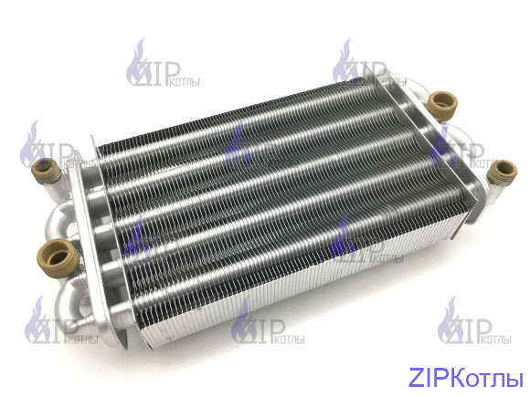 Теплообменник битермический Протерм Леопард (аналог) 270мм н/резьба 1/2 и 3/4 0020025297_1