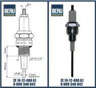Свеча Электрод контроля пламени Ignitors BERU ZE 14-12-400 A1 0009340042 Свеча Электрод контроля пламени Ignitors BERU ZE 14-12-400 A1 0009340042