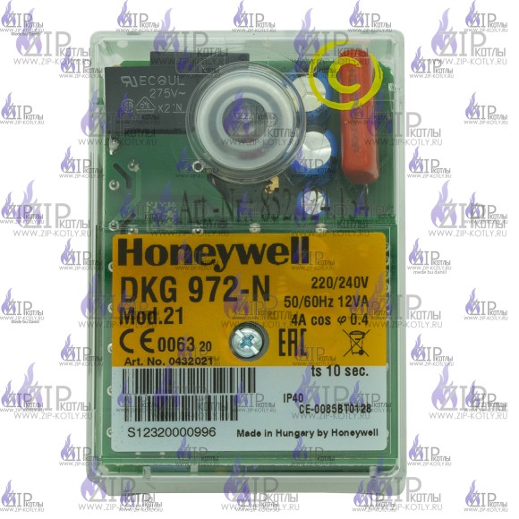 Блок управления горением Honeywell DKG 972-N МОД. 21, 0432021 Блок управления горением Honeywell DKG 972-N МОД. 21, 0432021