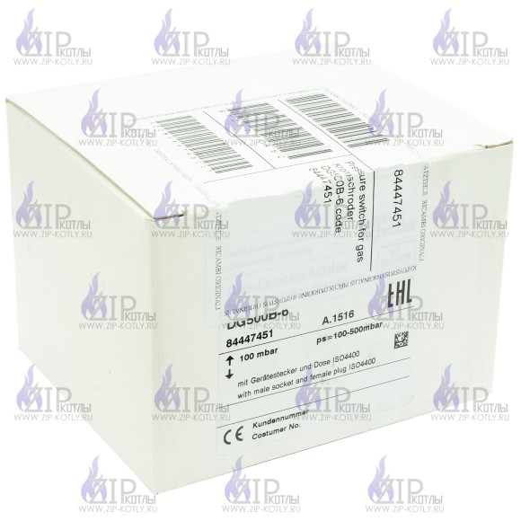 Датчик давления Kromschroder DG 500B-6 84447451_5 Датчик давления Kromschroder DG 500B-6 84447451_5