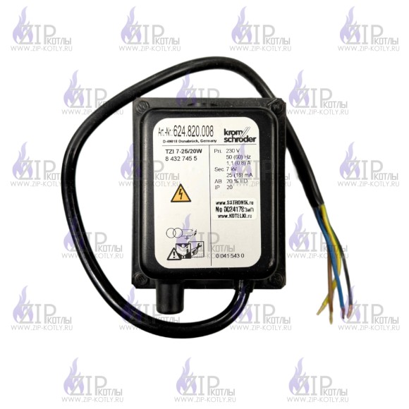 Трансформатор розжига Kromschroder TZI7-25/20W 84327455