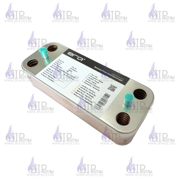 Вторичный теплообменник Ariston аналог 16 пластин 65104333_2 Вторичный теплообменник Ariston аналог 16 пластин 65104333_2