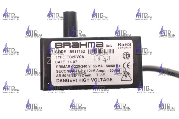 Трансформатор розжига Brahma TC2SVCA 15911152_1
