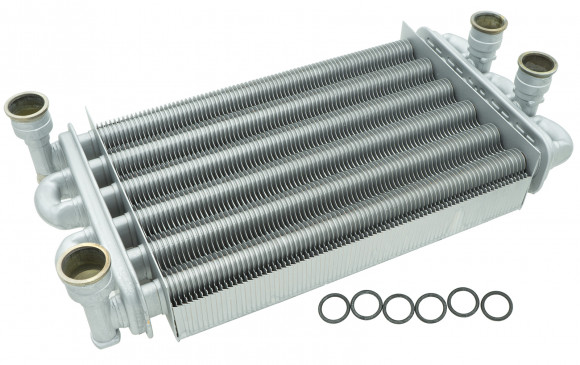 Битермический теплообменник MainFour с прокладками Baxi 616170 Бакси JJJ000616170 _3