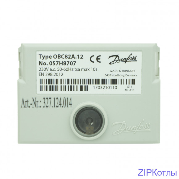 Блок зажигания Danfoss OBC 82A.12. Арт. 057H8707 (327.124.014)_1 белый фон