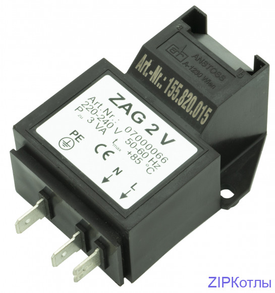 Трансформатор розжига Anstoss для Baxi ZAG 2 V 07000066 8435220 155.820.015_2
