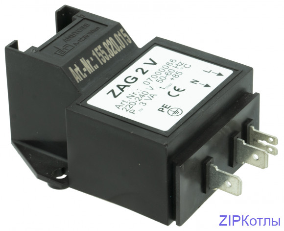 Трансформатор розжига Anstoss для Baxi ZAG 2 V 07000066 8435220 155.820.015_3
