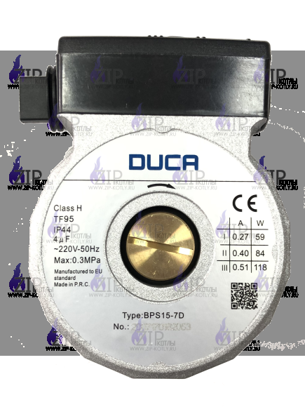 Двигатель циркуляционного насоса DUCA BPS-W 15/7 аналог Wilo 12347N
