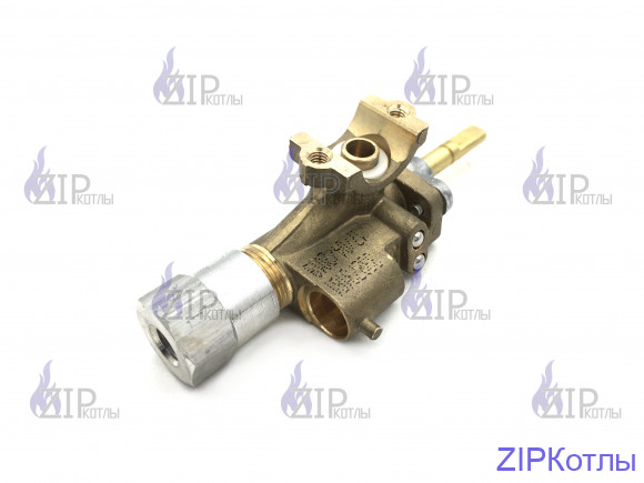 Кран горелки стола "GEFEST" мод. 5100, 5300, 6100, 6300, 6500 (170˚), с ВМП-40, с устр. безопасности (3300.27.0.000-31)