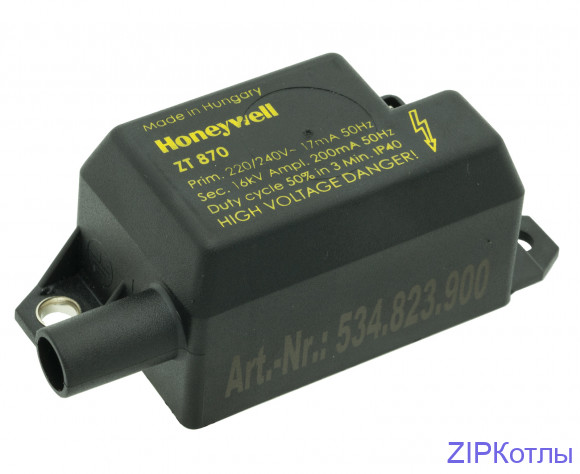 Трансформатор ZT870 Блок розжига honeywell Блок поджига (534.823.900)_3