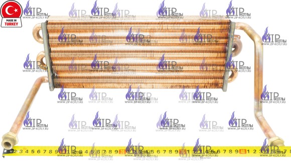 Теплообменник первичный Buderus 87186433460_4 Теплообменник первичный Buderus 87186433460_4