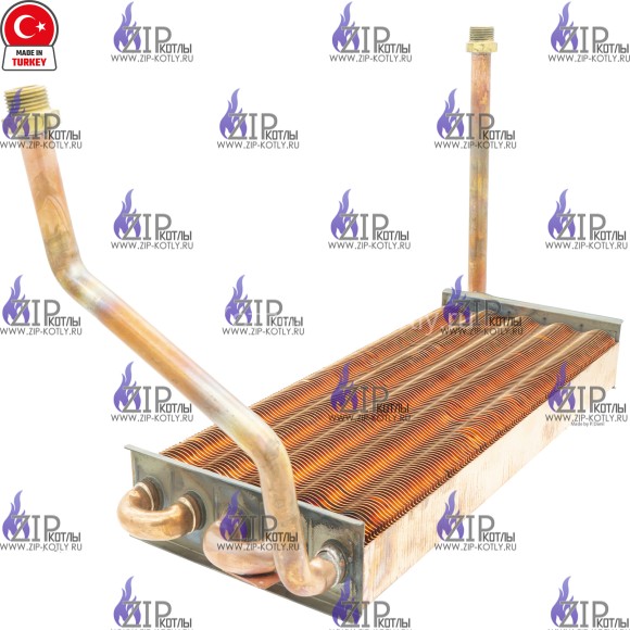 Теплообменник первичный Buderus 87186433460_2 Теплообменник первичный Buderus 87186433460_2