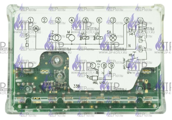 автомат горения Satronic DKG 972N для 2-х ступенчатых атмосферных горелок автомат горения Satronic DKG 972N для 2-х ступенчатых атмосферных горелок