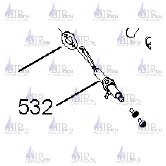 Электрод ионизации Baltur для TESIS PRO 0004150141