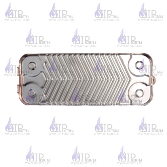 Теплообменник вторичный 16 пластин для Bosch Buderus 87186446250 87186446230_1