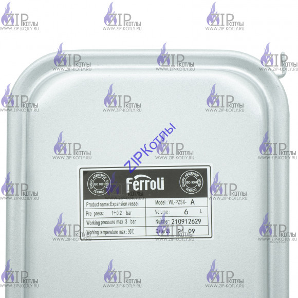 Бак расширительный 6л Ferroli (398000080) 90260930  Бак расширительный 6л Ferroli (398000080) 90260930
