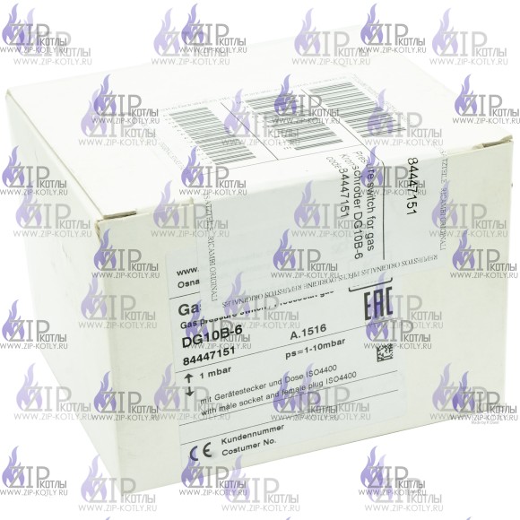 Датчики-реле давления Kromschroder DG 10B-6 code 84447151 Датчики-реле давления Kromschroder DG 10B-6 code 84447151