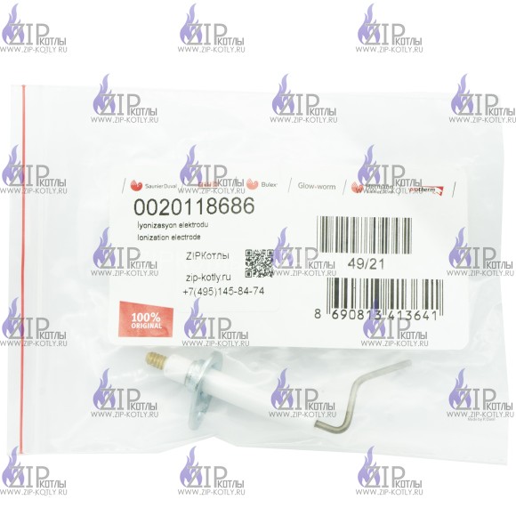 Электрод контроля пламени Protherm Протерм Рысь Lynx 24/28 0020118686_4 Электрод контроля пламени Protherm Протерм Рысь Lynx 24/28 0020118686_4