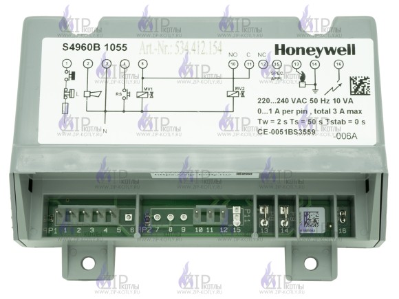 Контроллер управления горением Honeywell Resideo S4960B1055_4