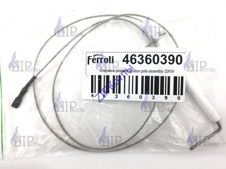Электрод розжига и ионизации FERROLI 46360390 купить в интернет-магазине ZIP-Котлы