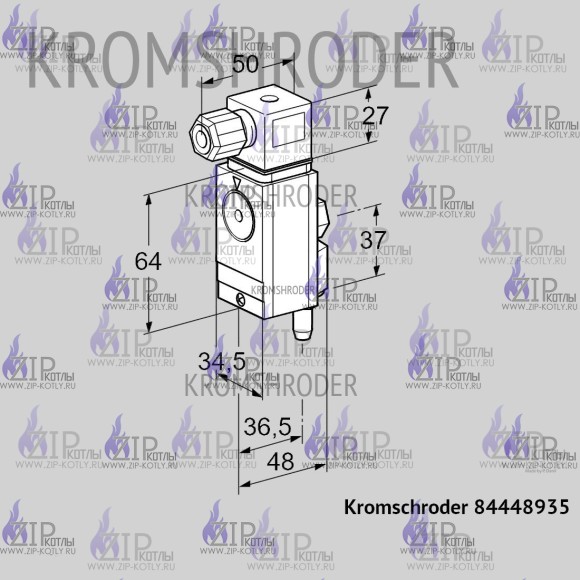 Датчики-реле давления Kromschroder DG 150/300VC4-6W 84448935 Датчики-реле давления Kromschroder DG 150/300VC4-6W 84448935