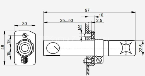 Датчик ультрафиолетовый Siemens QRA2