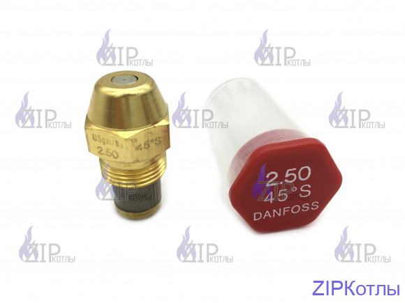Форсунка топливная дизельная для горелки Danfoss Данфосс 2.50GPH,45S 030F4136 327.892.110
