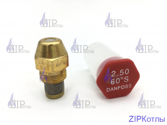 Форсунка топливная дизельная для горелки Danfoss Данфосс 2.50GPH,60S 030F6136 327.892.111