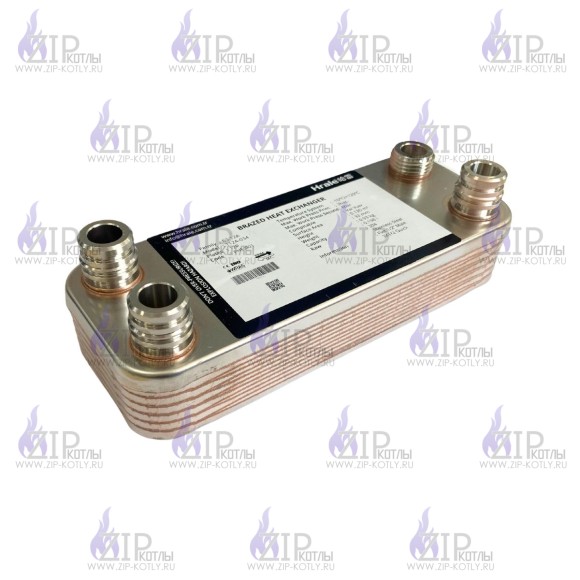 Пластинчатый теплообменник 12 пластин Hrale для Vaillant Turbomax Pro/ Plus, Atmomax Pro/ Plus VUW_1