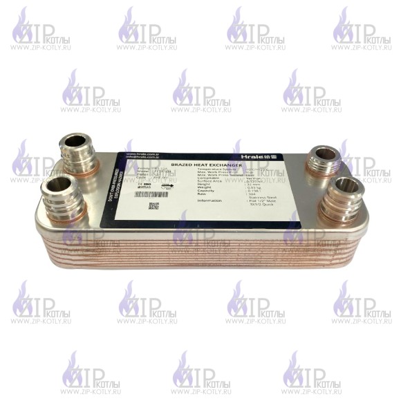 Пластинчатый теплообменник 12 пластин Hrale для Vaillant Turbomax Pro/ Plus, Atmomax Pro/ Plus VUW_2