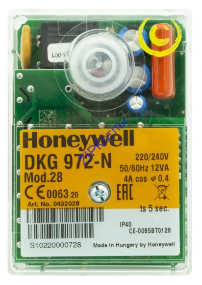 Снято - Топочный автомат Honeywell Satronic DKG972 mod.28 0332028U, замена на 0432028
