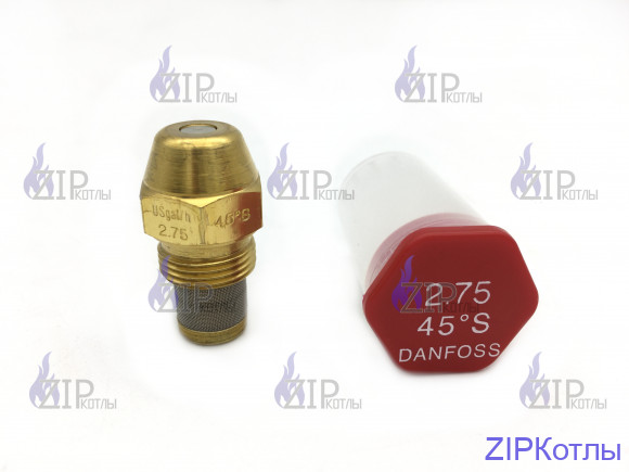 Форсунка топливная дизельная для горелки Danfoss Данфосс 2.75GPH,45S 030F4138 327.892.113