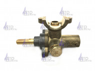 Кран горелки стола "GEFEST" мод. 1500, 1502, 5300, 6100, 6300, 6500, большой мощности, с ВМП-56 