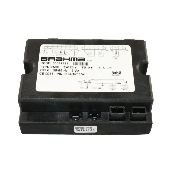 Блок управления горением Brahma CM31 20 5 1,2 23 30021785
