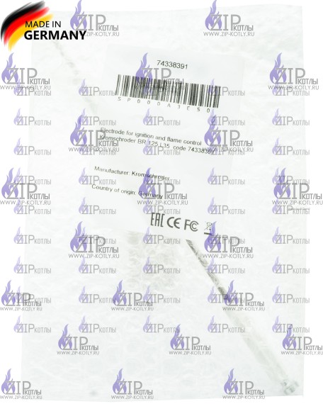 Электрод розжига и контроля пламени Kromschroder BR 125 L35 74338391_4