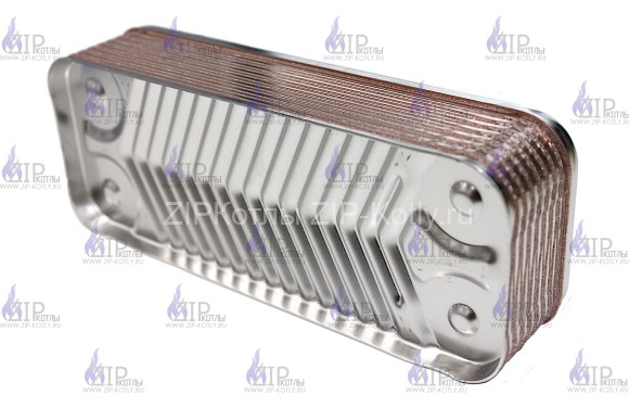 PHE.026 Теплообменник вторичный ГВС HRALE 16 пл 154mm для Viessmann 7875504 7875502_3