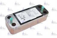 PHE.026 Теплообменник вторичный ГВС HRALE 16 пл 154mm для Viessmann 7875504 7875502 