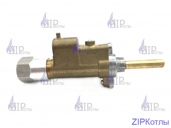 Кран горелки стола "GEFEST" мод. 6100 (190˚), с ВМП-40, с устр. безопасности (3300.28.0.000-07)