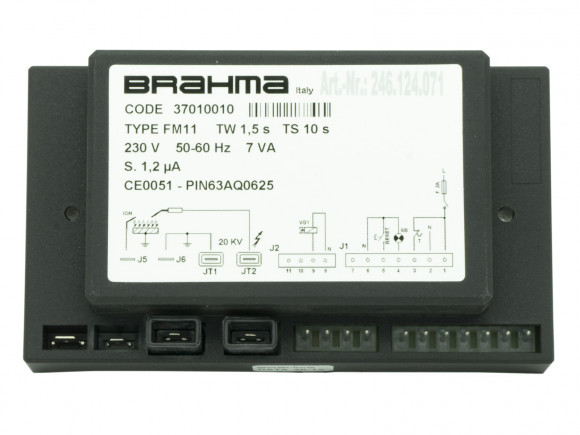 Блок управления горением Brahma FM11, 37010010  топочник 1 контроллер  246.124.071